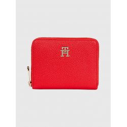 Portefeuille Zippé Emblem en Synthétique - Tommy Hilfiger