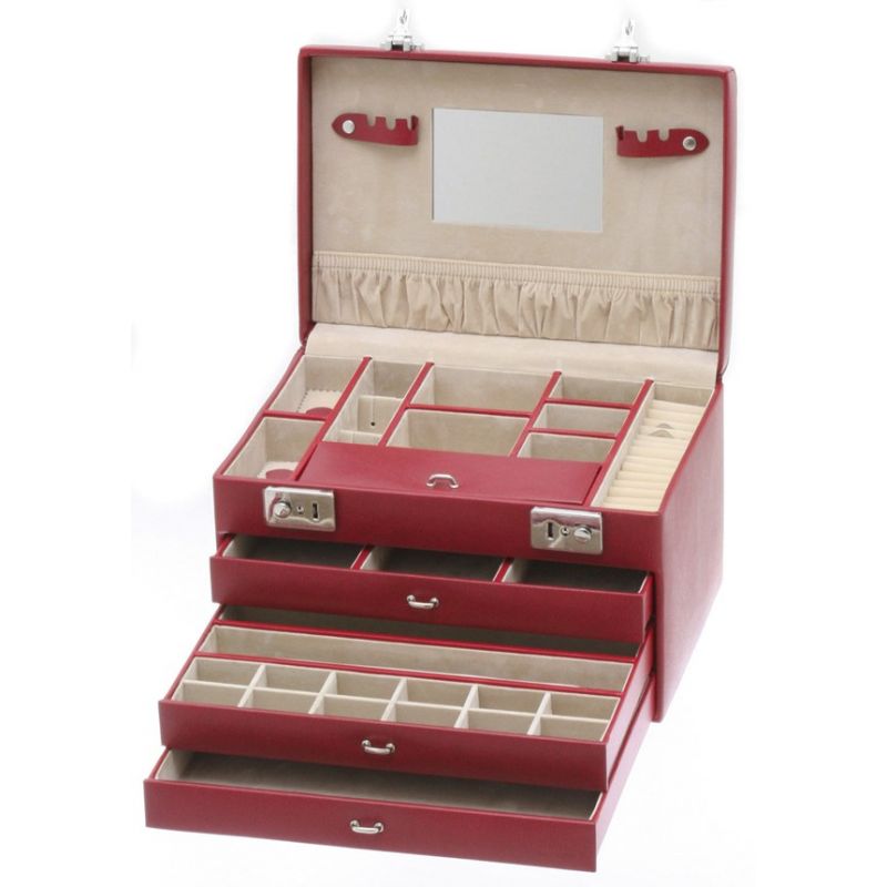 Coffret à Bijoux Euclide en Synthétique Coffret à Bijoux Euclide en Synthétique