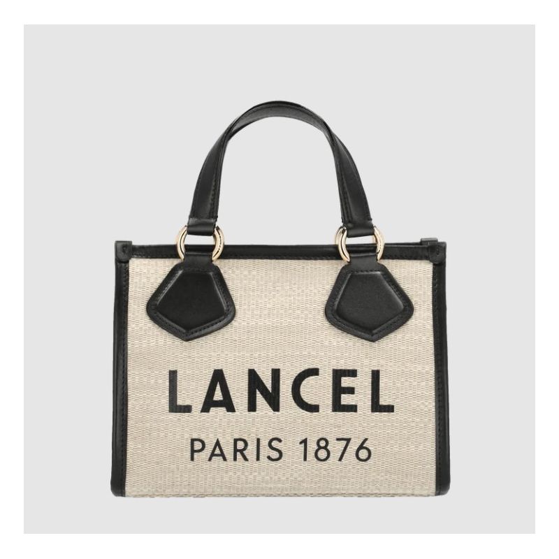 Petit Sac Cabas d'Eté S en Toile de Jute - Lancel