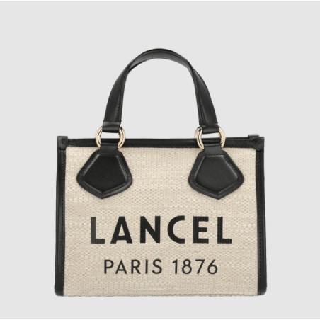 Petit Sac Cabas d'Eté S en Toile de Jute - Lancel