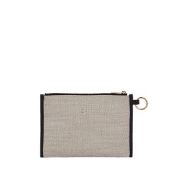 Pochette d'Eté S en Toile de Jute - Lancel