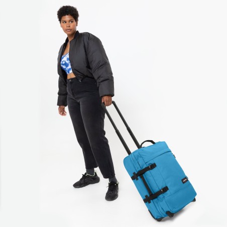 Valise Cabine 2 Roulettes Tranverz S Broad Blue - Eastpak