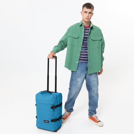 Valise Cabine 2 Roulettes Tranverz S Broad Blue - Eastpak