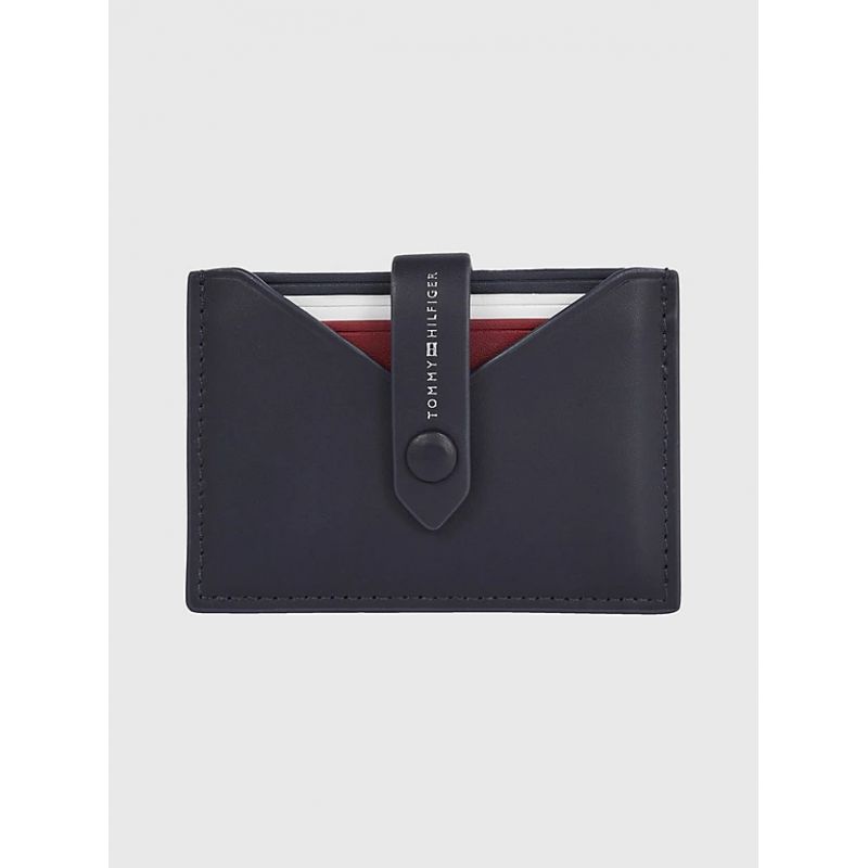 Porte-cartes Central en Cuir - Tommy Hilfiger