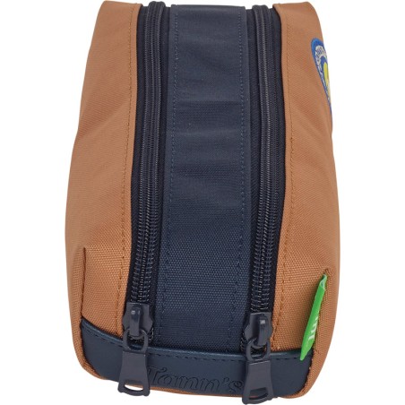 Trousse Double Loan Bleu marron Tann's