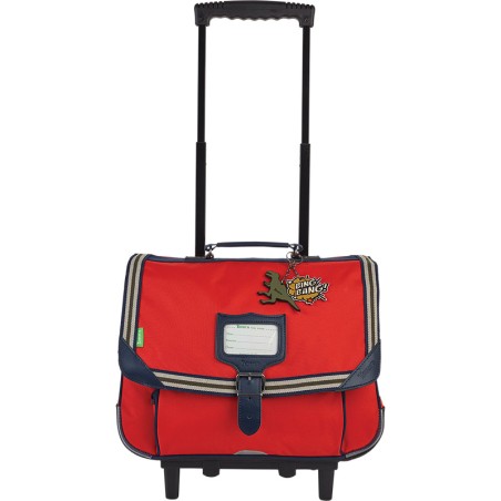 Cartable à Roulettes 38 cm Antonin Rouge- Tann's