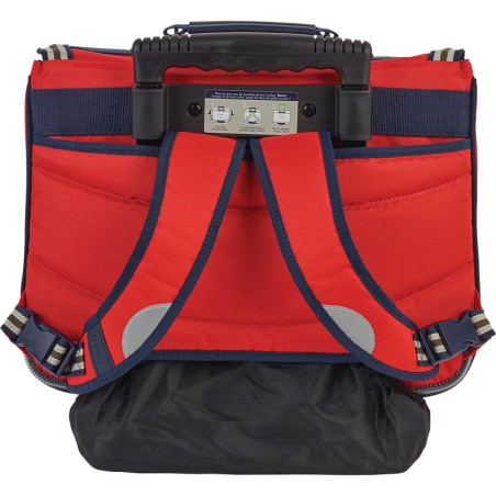 Cartable à Roulettes 38 cm Antonin Rouge- Tann's