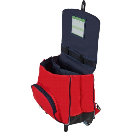 Cartable à Roulettes 38 cm Antonin Rouge- Tann's