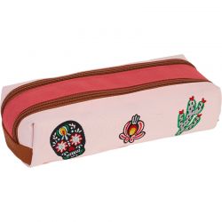 Trousse Double Adriana Rose