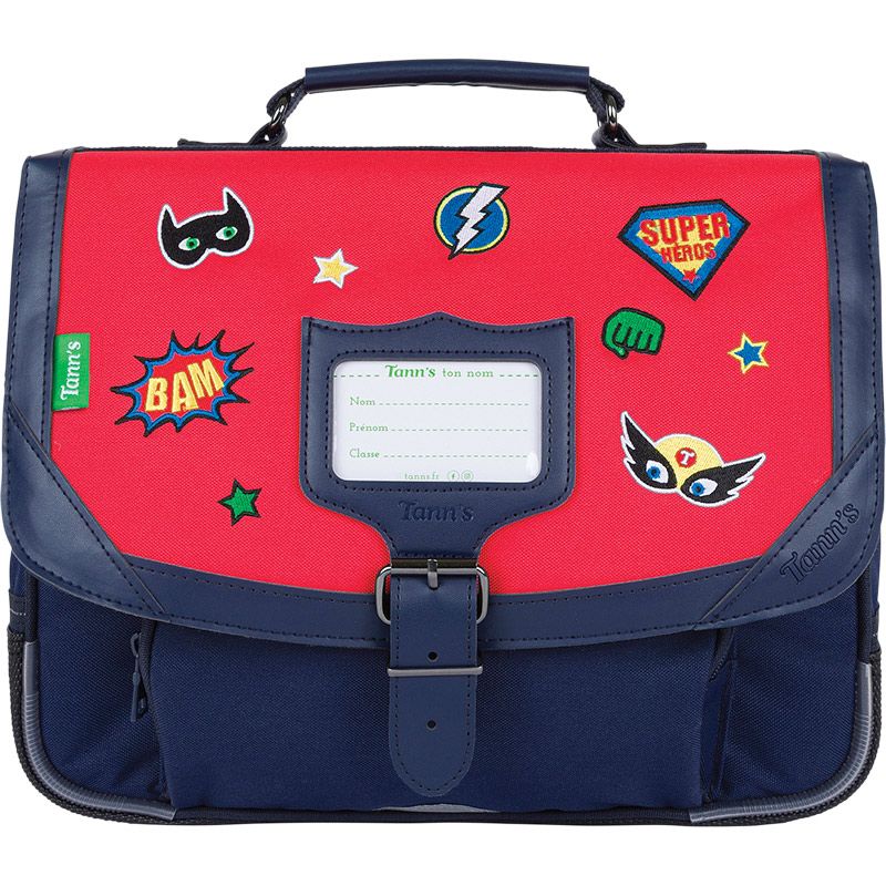 Cartable 32 cm Tristan Rouge