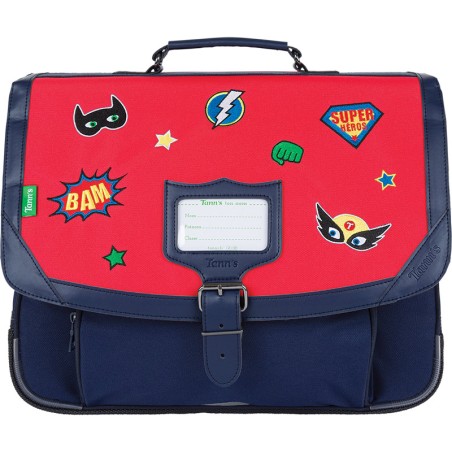 Cartable 38 cm Tristan Rouge - Tann's