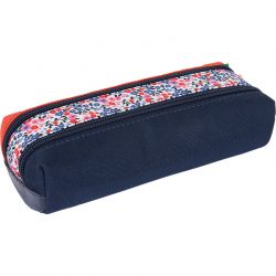 Trousse Double Jeanne Bleu