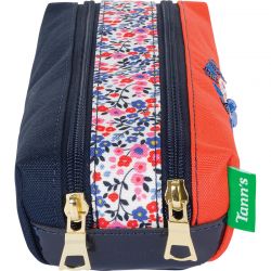 Trousse Double Jeanne Bleu