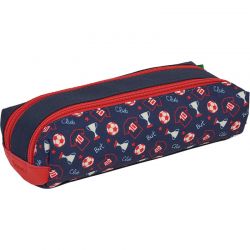 Trousse Double Alban Bleu