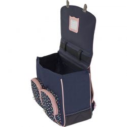 Cartable 35 cm Léa Bleu