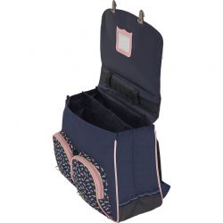 Cartable 38 cm Léa Bleu