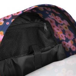 Eastpak - Sac A Dos Pinzip Soft Rose Bleu Marine Floral