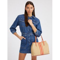 Sac Cabas Vikky en Synthétique Tressé