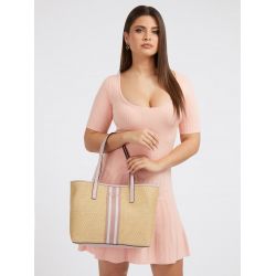Sac Cabas Vikky en Synthétique Tressé
