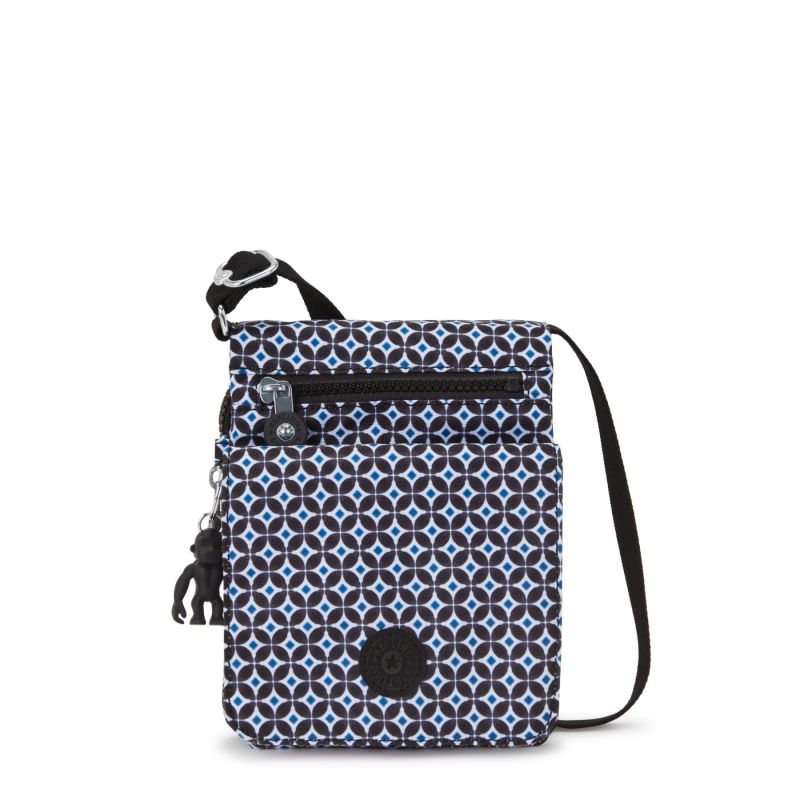 Sac Travers New Eldorado Blackish Tile en Toile - Kipling