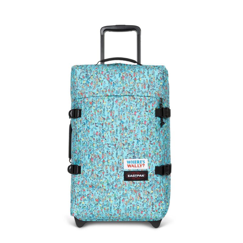 Trousse Oval Single Wally Pattern Blue - Eastpak