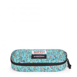 Trousse Oval Single Wally Pattern Blue