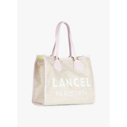 Grand Sac Cabas d'Eté L en Toile de Jute - Lancel