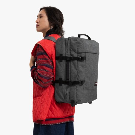 Valise Cabine Sac à Dos Strapverz S - Black denim -  Eastpak