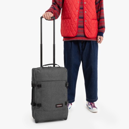 Valise Cabine Sac à Dos Strapverz S - Black denim -  Eastpak