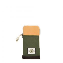 Pochette Mains Libres Valley Moss Block en Toile 