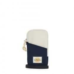 Pochette Mains Libres Valley Yellow Block en Toile