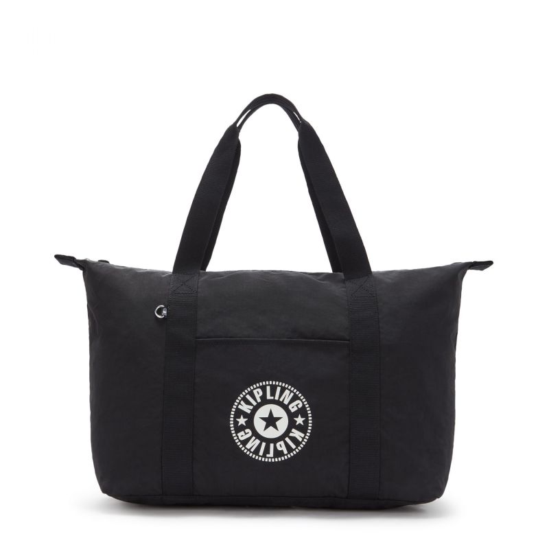 Sac Cabas Art M Lite Black en Toile - Kipling