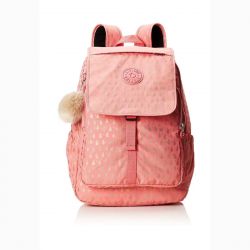 Sac à Dos Ordinateur Haruko Pink Gold Drop- Kipling