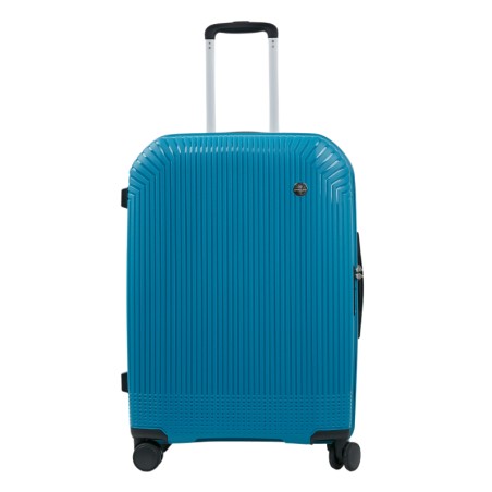 Valise Trolley 66cm Rigide Bleu