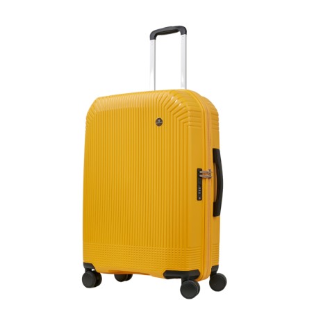 Valise Trolley 66cm Rigide Jaune