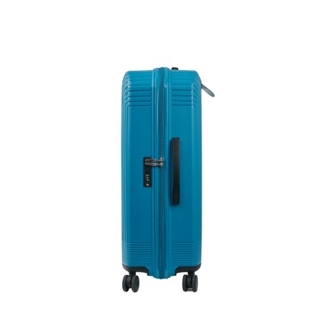 Valise Trolley 77cm Rigide Bleu