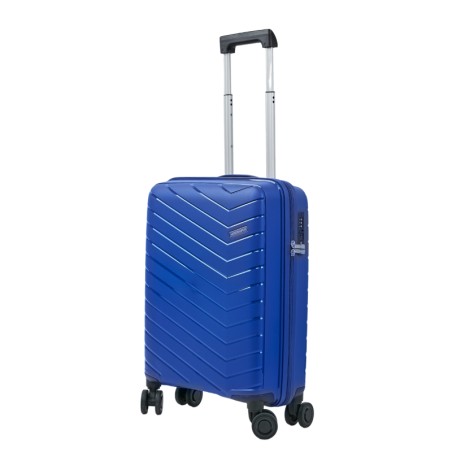 Trolley de Voyage 55cm 55cm Rigide Bleu