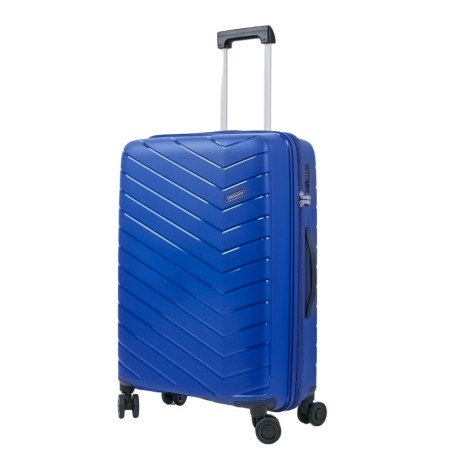 Valise Trolley 66cm Rigide Bleu