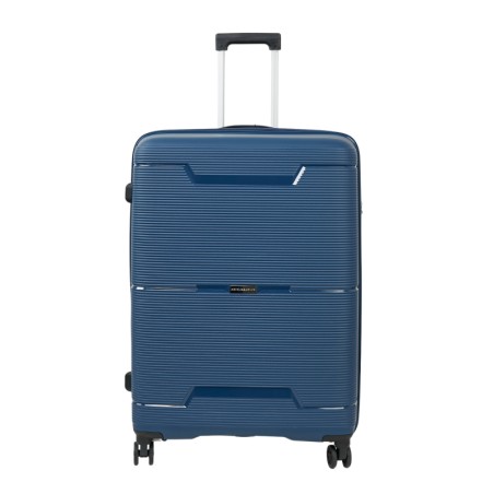 Valise Trolley 77cm Rigide Bleu