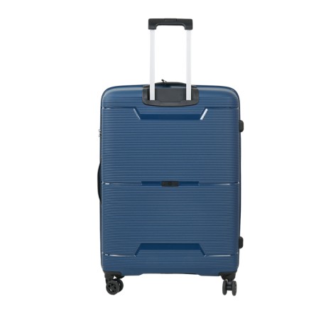 Valise Trolley 77cm Rigide Bleu