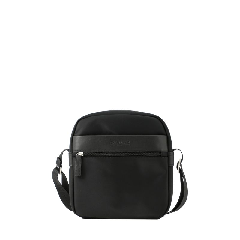 CHABRAND SAC REPORTER ANTOINE NOIR HOMME - Sac bandoulière - Noir/noir 