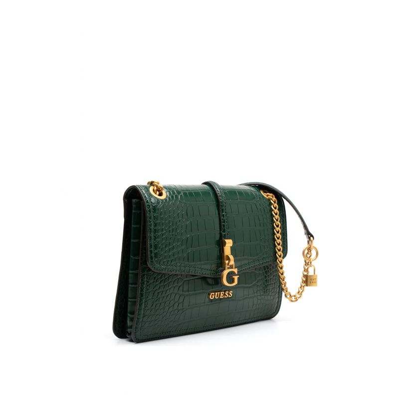 GUESS Sac à épaule beige pour femme - Eco Brenton Girlfriend Satchel
