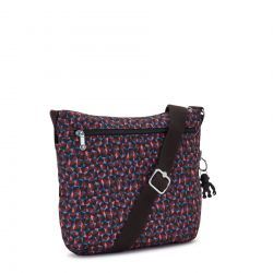 Sac Bandoulière Arto Happy Squares en Toile 