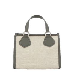 Petit Sac Cabas d'Eté S en Toile de Jute - Lancel