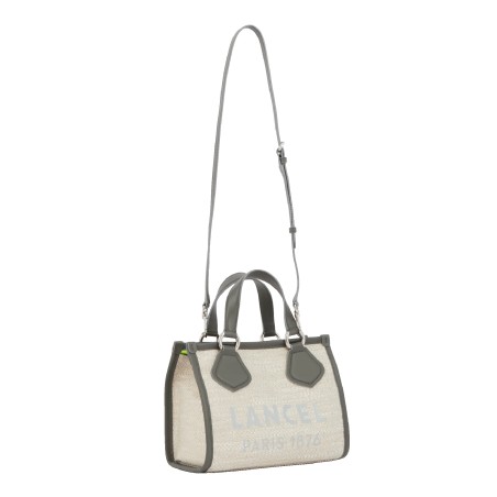 Petit Sac Cabas d'Eté S en Toile de Jute - Lancel