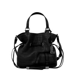 Sac Seau M Premier Flirt en Cuir Façon Croco