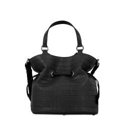 Sac Seau M Premier Flirt en Cuir Façon Croco