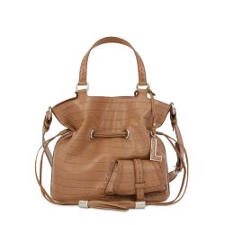Sac Seau M Premier Flirt en Cuir Façon Croco