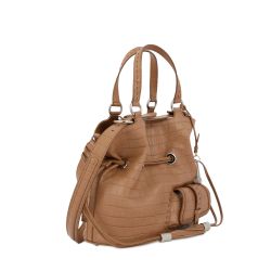 Sac Seau M Premier Flirt en Cuir Façon Croco