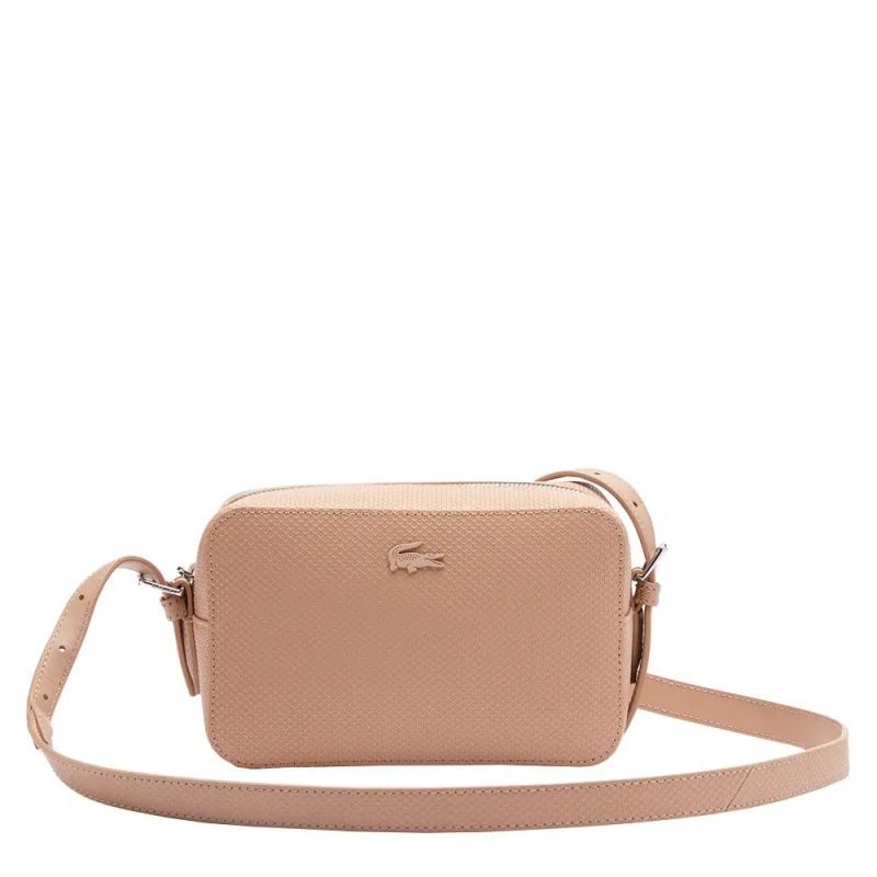 Sac Bandoulière Chantaco en Cuir - Lacoste Sac Bandoulière Chantaco en Cuir - Lacoste